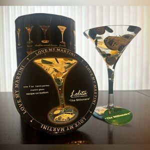 Lolita the Martini Collection ‘The Millionaire’ 7 oz Martini Glass